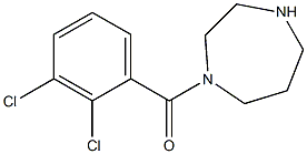 1-[(2,3-dichlorophenyl)carbonyl]-1,4-diazepane 结构式