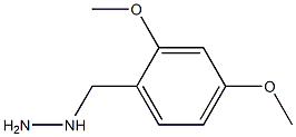 1-[(2,4-dimethoxyphenyl)methyl]hydrazine 结构式