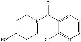1-[(2-chloropyridin-3-yl)carbonyl]piperidin-4-ol 结构式