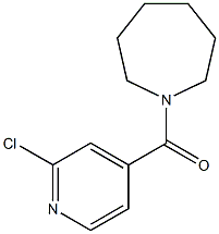 1-[(2-chloropyridin-4-yl)carbonyl]azepane 结构式
