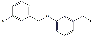 1-[(3-bromophenyl)methoxy]-3-(chloromethyl)benzene 结构式