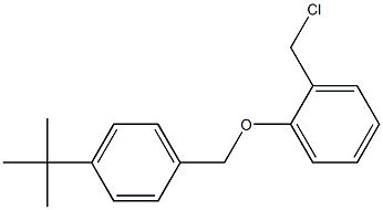 1-[(4-tert-butylphenyl)methoxy]-2-(chloromethyl)benzene 结构式