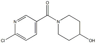 1-[(6-chloropyridin-3-yl)carbonyl]piperidin-4-ol 结构式