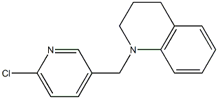 1-[(6-chloropyridin-3-yl)methyl]-1,2,3,4-tetrahydroquinoline 结构式