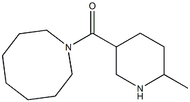 1-[(6-methylpiperidin-3-yl)carbonyl]azocane 结构式