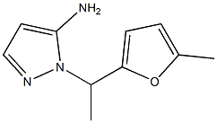 1-[1-(5-methyl-2-furyl)ethyl]-1H-pyrazol-5-amine 结构式