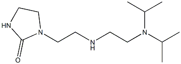 1-[2-({2-[bis(propan-2-yl)amino]ethyl}amino)ethyl]imidazolidin-2-one 结构式
