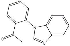 1-[2-(1H-1,3-benzodiazol-1-yl)phenyl]ethan-1-one 结构式