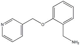 1-[2-(pyridin-3-ylmethoxy)phenyl]methanamine 结构式