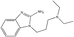 1-[3-(diethylamino)propyl]-1H-1,3-benzodiazol-2-amine 结构式