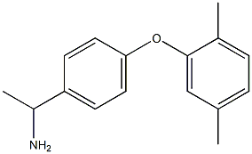 1-[4-(2,5-dimethylphenoxy)phenyl]ethan-1-amine 结构式