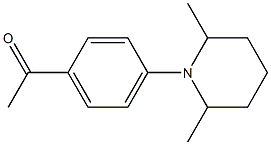 1-[4-(2,6-dimethylpiperidin-1-yl)phenyl]ethan-1-one 结构式
