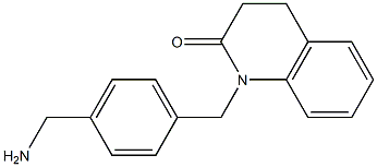 1-[4-(aminomethyl)benzyl]-3,4-dihydroquinolin-2(1H)-one 结构式