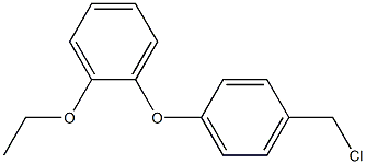 1-[4-(chloromethyl)phenoxy]-2-ethoxybenzene 结构式