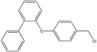 1-[4-(chloromethyl)phenoxy]-2-phenylbenzene 结构式