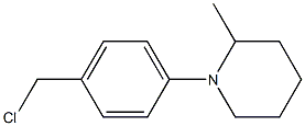 1-[4-(chloromethyl)phenyl]-2-methylpiperidine 结构式