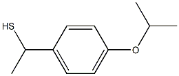 1-[4-(propan-2-yloxy)phenyl]ethane-1-thiol 结构式