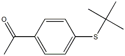 1-[4-(tert-butylsulfanyl)phenyl]ethan-1-one 结构式