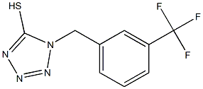 1-{[3-(trifluoromethyl)phenyl]methyl}-1H-1,2,3,4-tetrazole-5-thiol 结构式