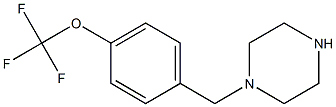 1-{[4-(trifluoromethoxy)phenyl]methyl}piperazine 结构式