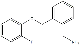 1-{2-[(2-fluorophenoxy)methyl]phenyl}methanamine 结构式