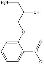 1-amino-3-(2-nitrophenoxy)propan-2-ol 结构式