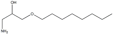 1-amino-3-(octyloxy)propan-2-ol 结构式