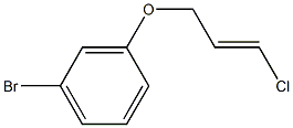 1-bromo-3-{[(2E)-3-chloroprop-2-enyl]oxy}benzene 结构式