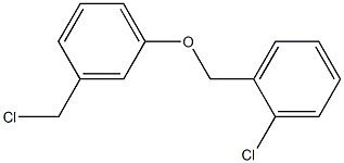 1-chloro-2-[3-(chloromethyl)phenoxymethyl]benzene 结构式