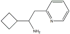 1-cyclobutyl-2-(pyridin-2-yl)ethan-1-amine 结构式
