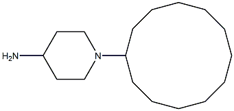 1-cyclododecylpiperidin-4-amine 结构式