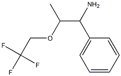 1-phenyl-2-(2,2,2-trifluoroethoxy)propan-1-amine 结构式