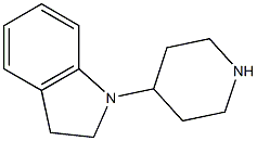 1-piperidin-4-ylindoline 结构式