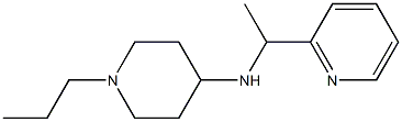 1-propyl-N-[1-(pyridin-2-yl)ethyl]piperidin-4-amine 结构式