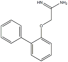 2-(1,1'-biphenyl-2-yloxy)ethanimidamide 结构式
