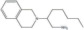 2-(1,2,3,4-tetrahydroisoquinolin-2-yl)heptan-1-amine 结构式