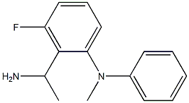2-(1-aminoethyl)-3-fluoro-N-methyl-N-phenylaniline 结构式