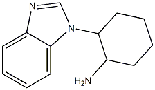 2-(1H-1,3-benzodiazol-1-yl)cyclohexan-1-amine 结构式