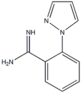 2-(1H-pyrazol-1-yl)benzene-1-carboximidamide 结构式