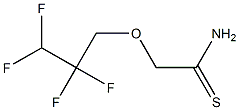 2-(2,2,3,3-tetrafluoropropoxy)ethanethioamide 结构式