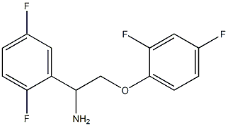 2-(2,4-difluorophenoxy)-1-(2,5-difluorophenyl)ethanamine 结构式