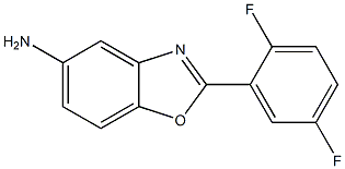 2-(2,5-difluorophenyl)-1,3-benzoxazol-5-amine 结构式