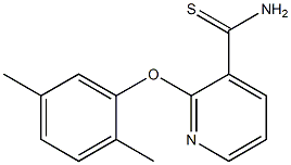 2-(2,5-dimethylphenoxy)pyridine-3-carbothioamide 结构式