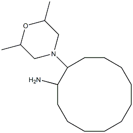 2-(2,6-dimethylmorpholin-4-yl)cyclododecan-1-amine 结构式