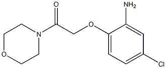 2-(2-amino-4-chlorophenoxy)-1-(morpholin-4-yl)ethan-1-one 结构式