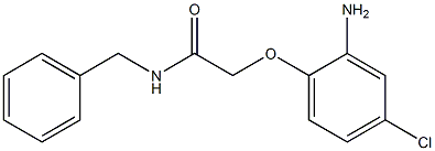 2-(2-amino-4-chlorophenoxy)-N-benzylacetamide 结构式