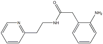 2-(2-aminophenyl)-N-(2-pyridin-2-ylethyl)acetamide 结构式