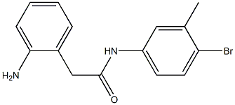 2-(2-aminophenyl)-N-(4-bromo-3-methylphenyl)acetamide 结构式