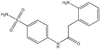 2-(2-aminophenyl)-N-(4-sulfamoylphenyl)acetamide 结构式