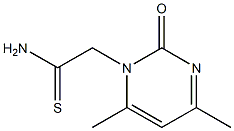 2-(4,6-dimethyl-2-oxopyrimidin-1(2H)-yl)ethanethioamide 结构式